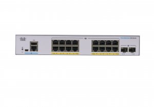 Cisco Business CBS350-16P-E-2G Managed Switch | 16 Port GE | PoE | Ext PS | 2x1G SFP | Limited Lifetime Protection (CBS350-16P-E-2G)