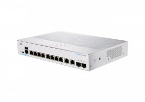 Cisco Business CBS350-8FP-E-2G Managed Switch | 8 Port GE | Full PoE | Ext PS | 2x1G Combo | Limited Lifetime Protection (CBS350-8FP-E-2G)