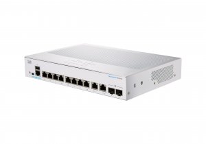 Cisco Business CBS350-8T-E-2G Managed Switch | 8 Port GE | Ext PS | 2x1G Combo | Limited Lifetime Protection (CBS350-8T-E-2G)