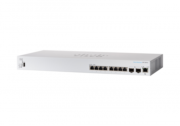 Cisco Business CBS350-8XT Managed Switch | 8 Port 10GE | 2x10G SFP+ Shared | Limited Lifetime Hardware Warranty (CBS350-8XT-UK)