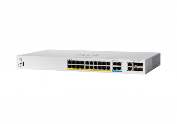 Cisco Business CBS350-24MGP-4X Managed Switch | 4 Port 2.5GE | 20 Port GE | PoE | 2x10G Combo | 2x10G SFP+ | Limited Lifetime Hardware Warranty (CBS350-24MGP-4X-UK)