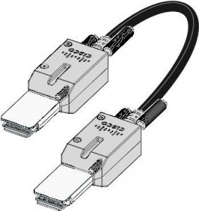 Cisco STACK-T2-50CM= networking cable Black 0.5 m