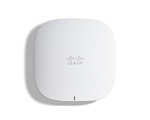 Cisco Business 150AX Wi-Fi 6 2x2 Access Point 1 GbE Port, Ceiling Mount, PoE Injector Included, 3-Year Hardware Protection (CBW150AX-E-UK) | Compatible with CBW150AX and CBW151AXM Mesh Extender