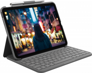 Logitech Slim Folio Grey Bluetooth QWERTY UK English