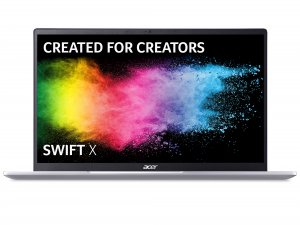 Acer Swift X SFX14-41G 14 inch Laptop - (AMD Ryzen 5 5600U, 8GB, 512GB SSD, NVIDIA GeForce RTX 3050, Full HD Display, Windows 11, Blue/Silver)