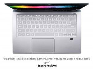 Acer Swift X SFX14-41G 14 inch Laptop - (AMD Ryzen 5 5600U, 8GB, 512GB SSD, NVIDIA GeForce RTX 3050, Full HD Display, Windows 11, Blue/Silver)