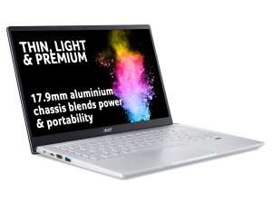 Acer Swift X SFX14-41G 14 inch Laptop - (AMD Ryzen 5 5600U, 8GB, 512GB SSD, NVIDIA GeForce RTX 3050, Full HD Display, Windows 11, Blue/Silver)
