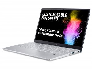 Acer Swift X SFX14-41G 14 inch Laptop - (AMD Ryzen 5 5600U, 8GB, 512GB SSD, NVIDIA GeForce RTX 3050, Full HD Display, Windows 11, Blue/Silver)