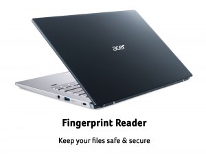 Acer Swift X SFX14-41G 14 inch Laptop - (AMD Ryzen 5 5600U, 8GB, 512GB SSD, NVIDIA GeForce RTX 3050, Full HD Display, Windows 11, Blue/Silver)