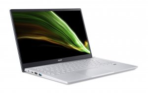 Acer Swift SFX14-41G-R0TA Laptop 35.6 cm (14") Full HD AMD Ryzen™ 7 5800U 16 GB LPDDR4x-SDRAM 1 TB SSD NVIDIA GeForce RTX 3050 Ti Wi-Fi 6 (802.11ax) Windows 11 Home Blue, Silver