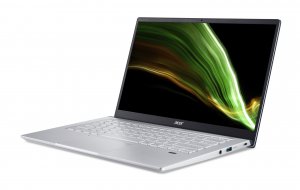 Acer Swift SFX14-41G-R0TA Laptop 35.6 cm (14") Full HD AMD Ryzen™ 7 5800U 16 GB LPDDR4x-SDRAM 1 TB SSD NVIDIA GeForce RTX 3050 Ti Wi-Fi 6 (802.11ax) Windows 11 Home Blue, Silver
