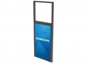 Peerless DS-OM55ND-CEIL signage display mount 139.7 cm (55") Black