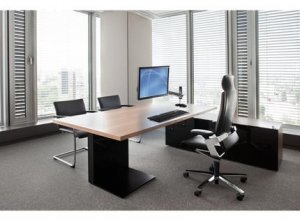 Peerless LCT620A monitor mount / stand 96.5 cm (38") Black Desk