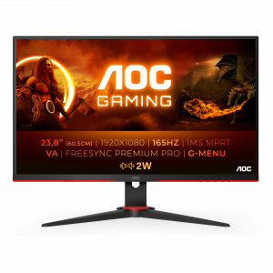 AOC 24G2SAE/BK computer monitor 60.5 cm (23.8") 1920 x 1080 pixels Full HD Black, Red