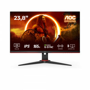 AOC G2 24G2SPAE/BK LED display 60.5 cm (23.8″) 1920 x 1080 pixels Full HD Black, Red