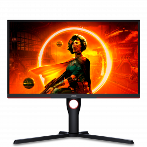 AOC G3 25G3ZM/BK computer monitor 62.2 cm (24.5") 1920 x 1080 pixels Full HD Black, Red