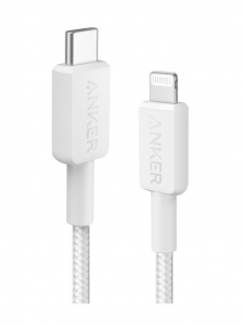 Anker Braided USB-C to Lightning Charging Cable 0.9 m, White