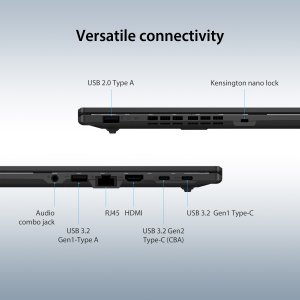 ASUS ExpertBook B1 B1502CBA-BQi5X Laptop 39.6 cm (15.6") Full HD Intel® Core™ i5 i5-1235U 8 GB DDR4-SDRAM 256 GB SSD Wi-Fi 6E (802.11ax) Windows 11 Pro Black