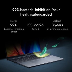 ASUS VivoBook 16X M1603QA-MB221W Laptop 40.6 cm (16") WUXGA AMD Ryzen™ 5 5600H 8 GB DDR4-SDRAM 256 GB SSD Wi-Fi 6 (802.11ax) Windows 11 Home in S mode Silver