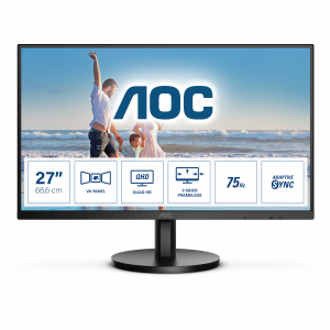 AOC Q27B3MA LED display 68.6 cm (27″) 2560 x 1440 pixels Quad HD Black