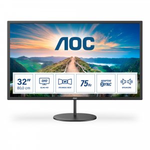 AOC V4 Q32V4 computer monitor 80 cm (31.5″) 2560 x 1440 pixels 2K Ultra HD LED Black