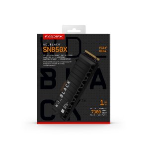 SanDisk Black WD_BLACK™ SN850X NVMe™ SSD POWERED BY 1 TB, [With Heatsink]
