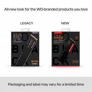 Western Digital Black WD_BLACK™ SN850X NVMe™ SSD POWERED BY SANDISK 2 TB