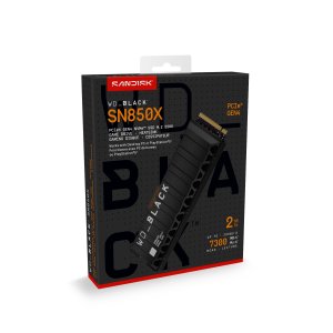 Western Digital Black WD_BLACK™ SN850X NVMe™ SSD POWERED BY SANDISK 2 TB, [With Heatsink]