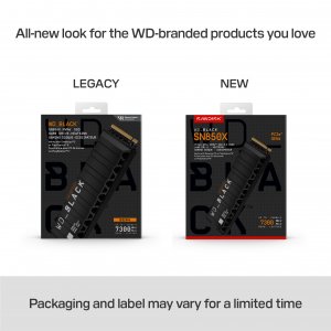 Western Digital Black WD_BLACK™ SN850X NVMe™ SSD POWERED BY SANDISK 2 TB, [With Heatsink]