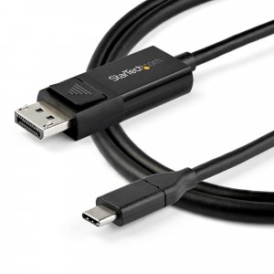 StarTech.com 3ft (1m) USB C to DisplayPort 1.4 Cable 8K 60Hz/4K - Bidirectional DP to USB-C or USB-C to DP Reversible Video Adapter Cable -HBR3/HDR/DSC - USB Type-C/TB3 Monitor Cable