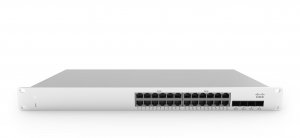 Cisco Meraki MS210-24P-HW network switch Managed Gigabit Ethernet (10/100/1000) Power over Ethernet (PoE) 1U Aluminium