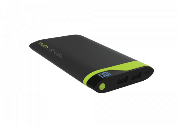 Cygnett ChargeUp Digital 6000 power bank Lithium Polymer (LiPo) 6000 mAh Green, Grey