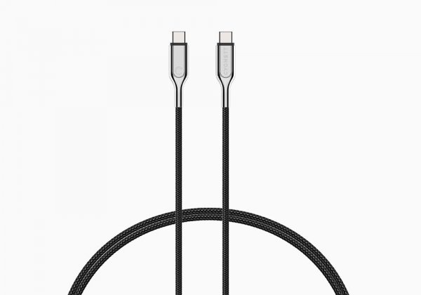 Cygnett CY2678PCTYC USB cable 2 m USB 2.0 USB C Black, Stainless steel