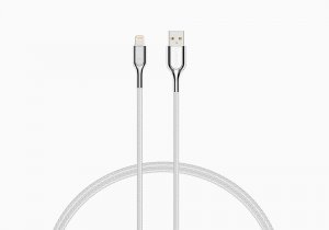 Cygnett CY2686PCCAL lightning cable 2 m Stainless steel, White