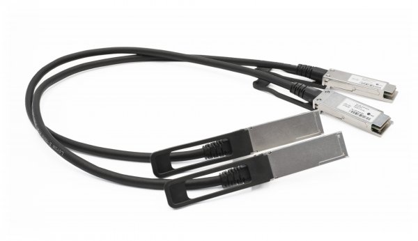 Cisco Meraki MA-CBL-100G-50CM fibre optic cable 0.5 m QSFP Black