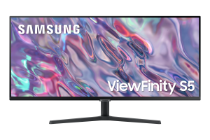 Samsung ViewFinity S34C500GAU computer monitor 86.4 cm (34″) 3440 x 1440 pixels UltraWide Quad HD LED Black