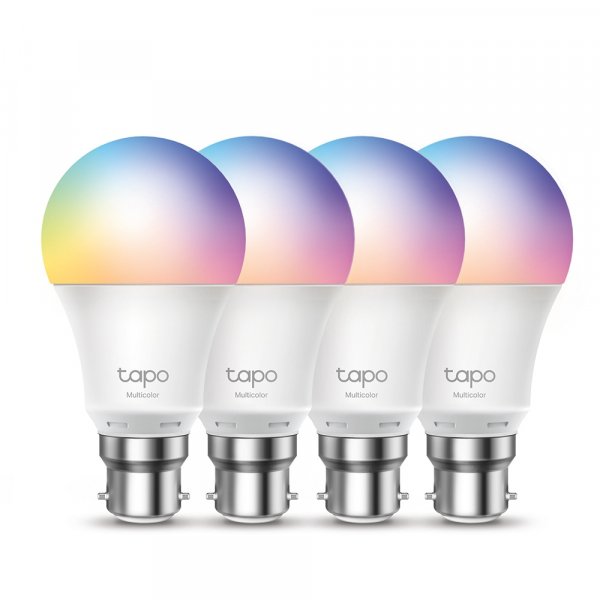 TP-Link Tapo Smart Wi-Fi Light Bulb, Multicolor