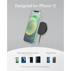 Anker PowerWave Select+ Smartphone Black USB Wireless charging Indoor