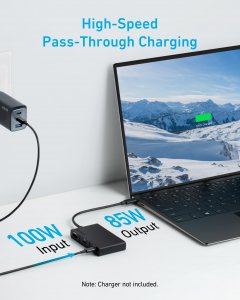 Anker 332 Wired USB 3.2 Gen 1 (3.1 Gen 1) Type-C Black