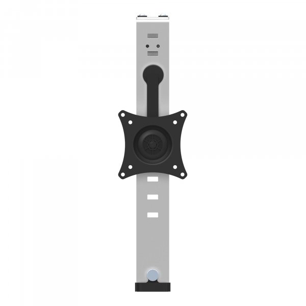 StarTech.com Cubicle Monitor Mount - Cubicle Wall Single Monitor Hanger - Up to 34" VESA Mount Display - Height Adjustable Ergonomic Office Cubicle Hanging Flat Panel Hook & Clamp Bracket