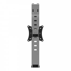 StarTech.com Cubicle Monitor Mount - Cubicle Wall Single Monitor Hanger - Up to 34" VESA Mount Display - Height Adjustable Ergonomic Office Cubicle Hanging Flat Panel Hook & Clamp Bracket