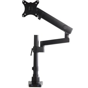 StarTech.com Desk Mount Monitor Arm with 2x USB 3.0 ports - Pole Mount Full Motion Single Arm Monitor Mount for up to 34" VESA Display - Ergonomic Articulating Arm - Desk Clamp/Grommet