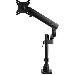 StarTech.com Desk Mount Monitor Arm with 2x USB 3.0 ports - Pole Mount Full Motion Single Arm Monitor Mount for up to 34" VESA Display - Ergonomic Articulating Arm - Desk Clamp/Grommet