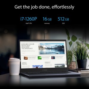ASUS ExpertBook B5 OLED B5602CBA-L2i7X Laptop 40.6 cm (16") WQUXGA Intel® Core™ i7 i7-1260P 16 GB DDR5-SDRAM 512 GB SSD Wi-Fi 6E (802.11ax) Windows 11 Pro Black