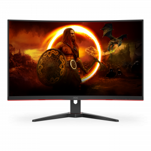 AOC G2 CQ32G2SE/BK LED display 80 cm (31.5") 2560 x 1440 pixels 2K Ultra HD Black, Red