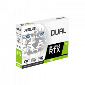 ASUS DUAL-RTX3060-O8G-WHITE NVIDIA GeForce RTX 3060 8 GB GDDR6