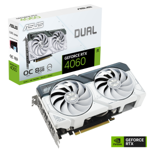 ASUS Dual -RTX4060-O8G-WHITE NVIDIA GeForce RTX­ 4060 8 GB GDDR6