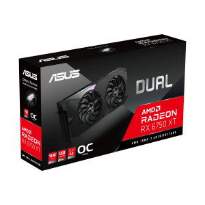 ASUS Dual -RX6750XT-O12G AMD Radeon RX 6750 XT 12 GB GDDR6