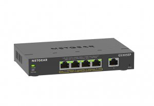 NETGEAR GS305EP Managed L3 Gigabit Ethernet (10/100/1000) Power over Ethernet (PoE) Black