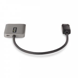 StarTech.com 2-Port DisplayPort MST Hub, Dual 4K 60Hz, DP to 2x DisplayPort Monitor Adapter, DP 1.4 Multi-Monitor Video Adapter, 1ft (30cm) Built-in Cable, USB Powered, Windows Only